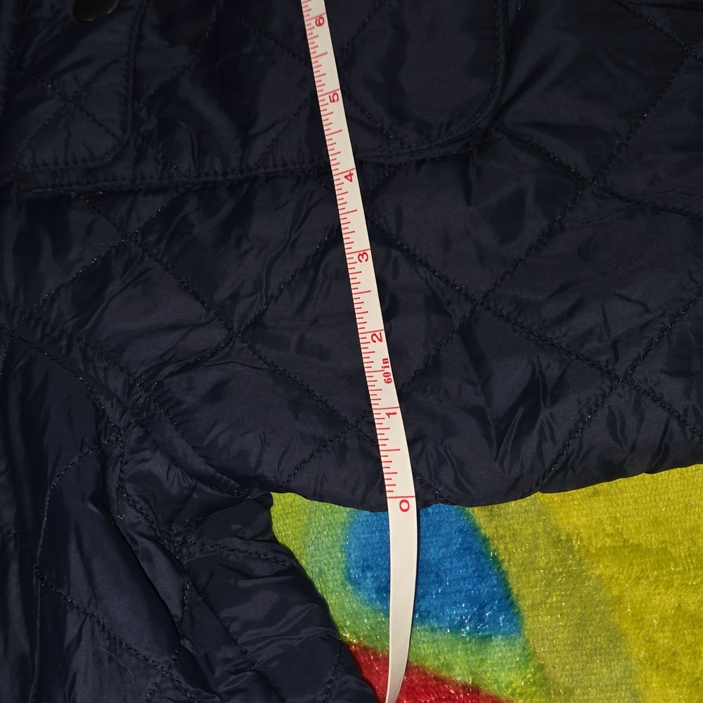 🍪 2 for$30 Men's Navy Men's Dark Blue Quilted Jacket - Picture 3 of 6
